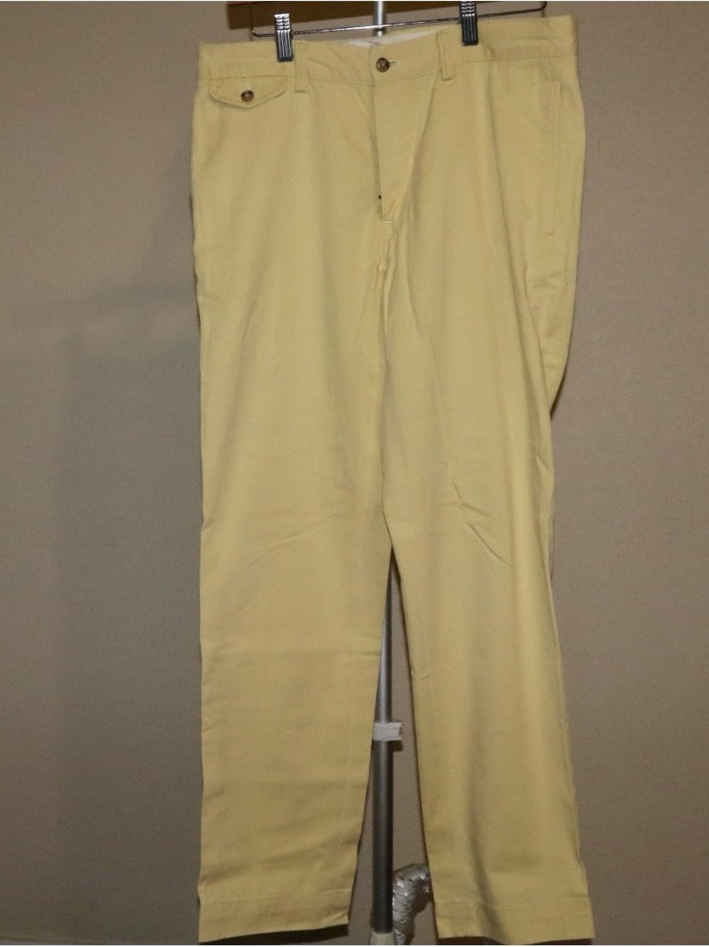 Polo by Ralph Lauren Men's Chino Pants in Pale Yellow